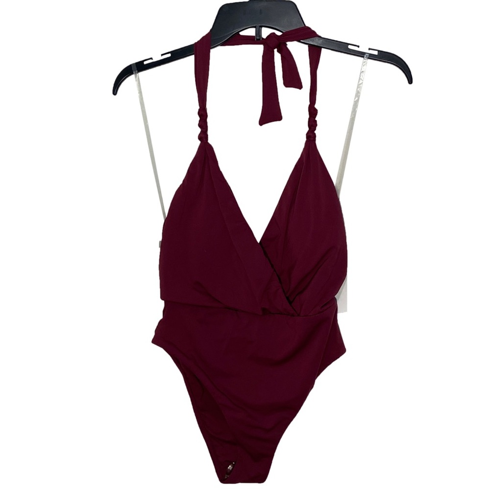 ViX Paula Hermanny One Piece Knot Halter Swim Suit